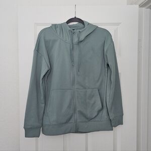 Mondetta Women's Light Green Fleece Hoodie Size S Small